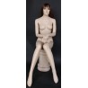 Glossy White Finish Egg Head Female Mannequin -SFW82E-GW