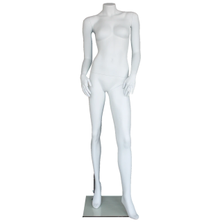 STW117-WT -  Modern Headless Female Mannequin Matte White