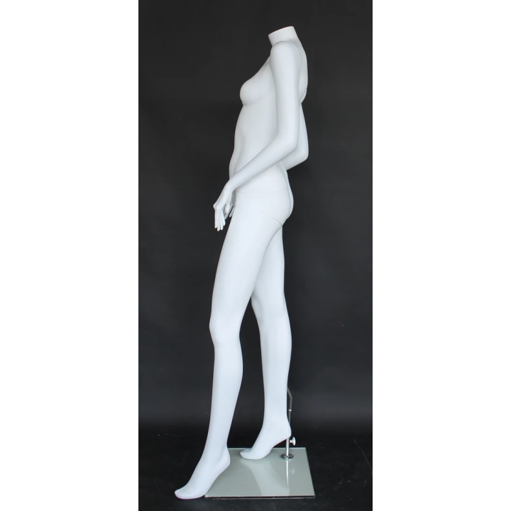 STW117-WT -  Modern Headless Female Mannequin Matte White