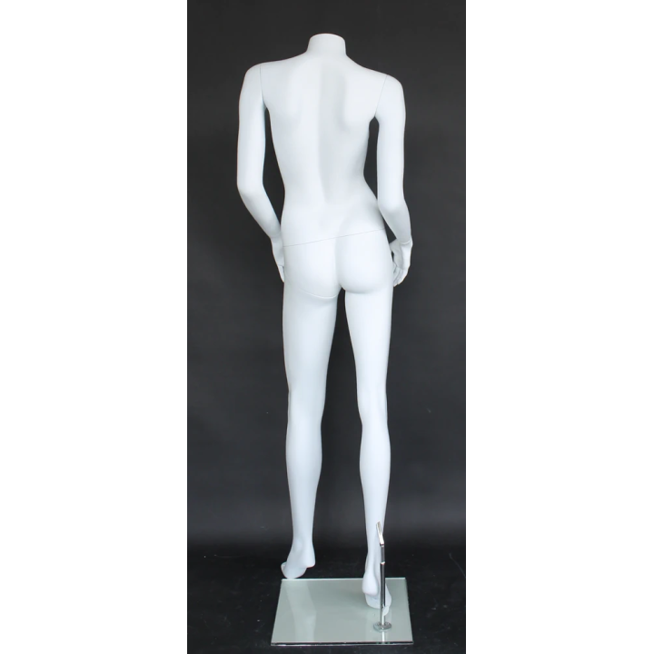 STW117-WT -  Modern Headless Female Mannequin Matte White